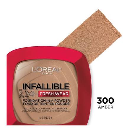 L'Oréal Paris Infaillible 24H Fresh Wear Powder 300 Amber 9g